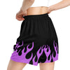 Violet Flames Mesh Shorts