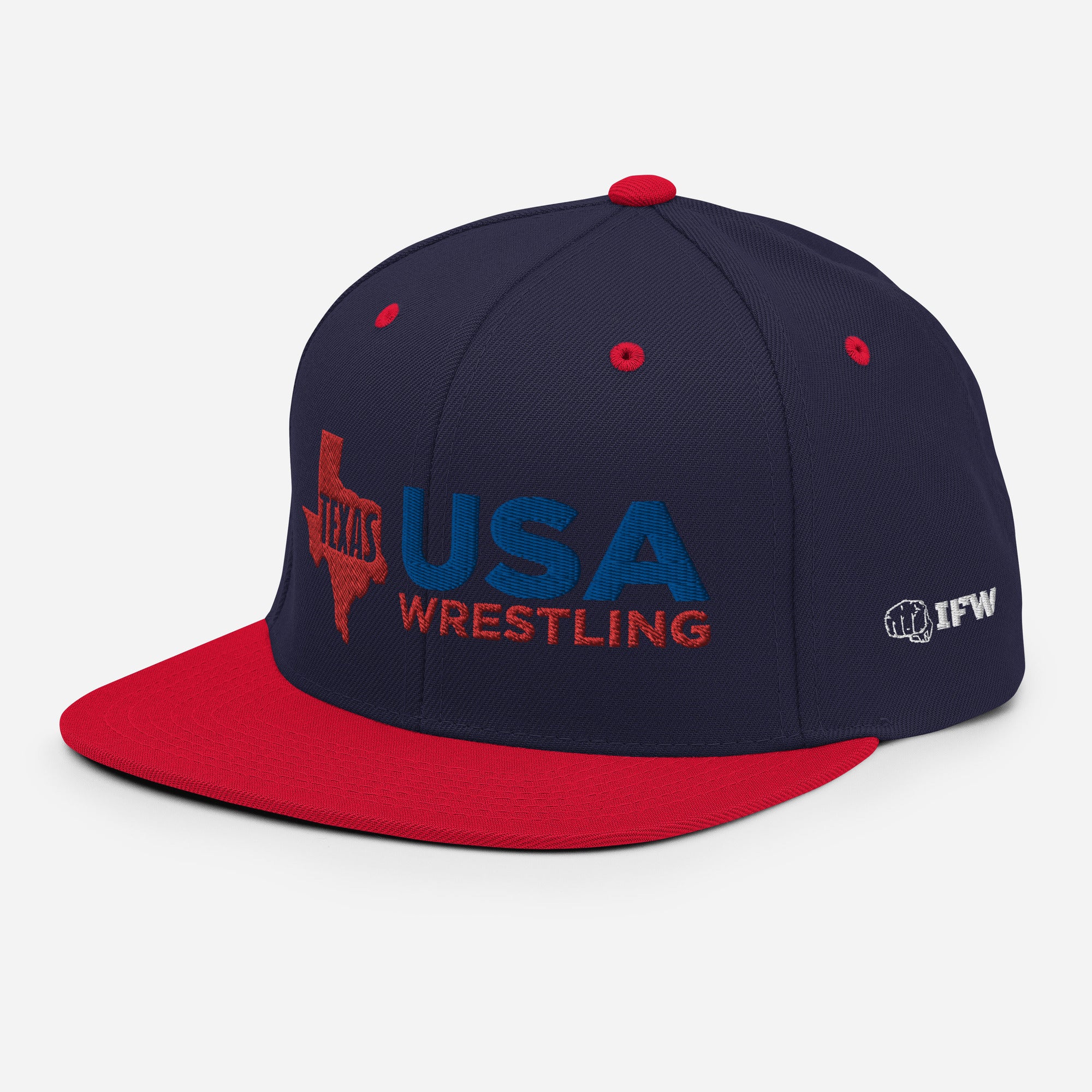 Texas USA Wrestling Snapback Hat