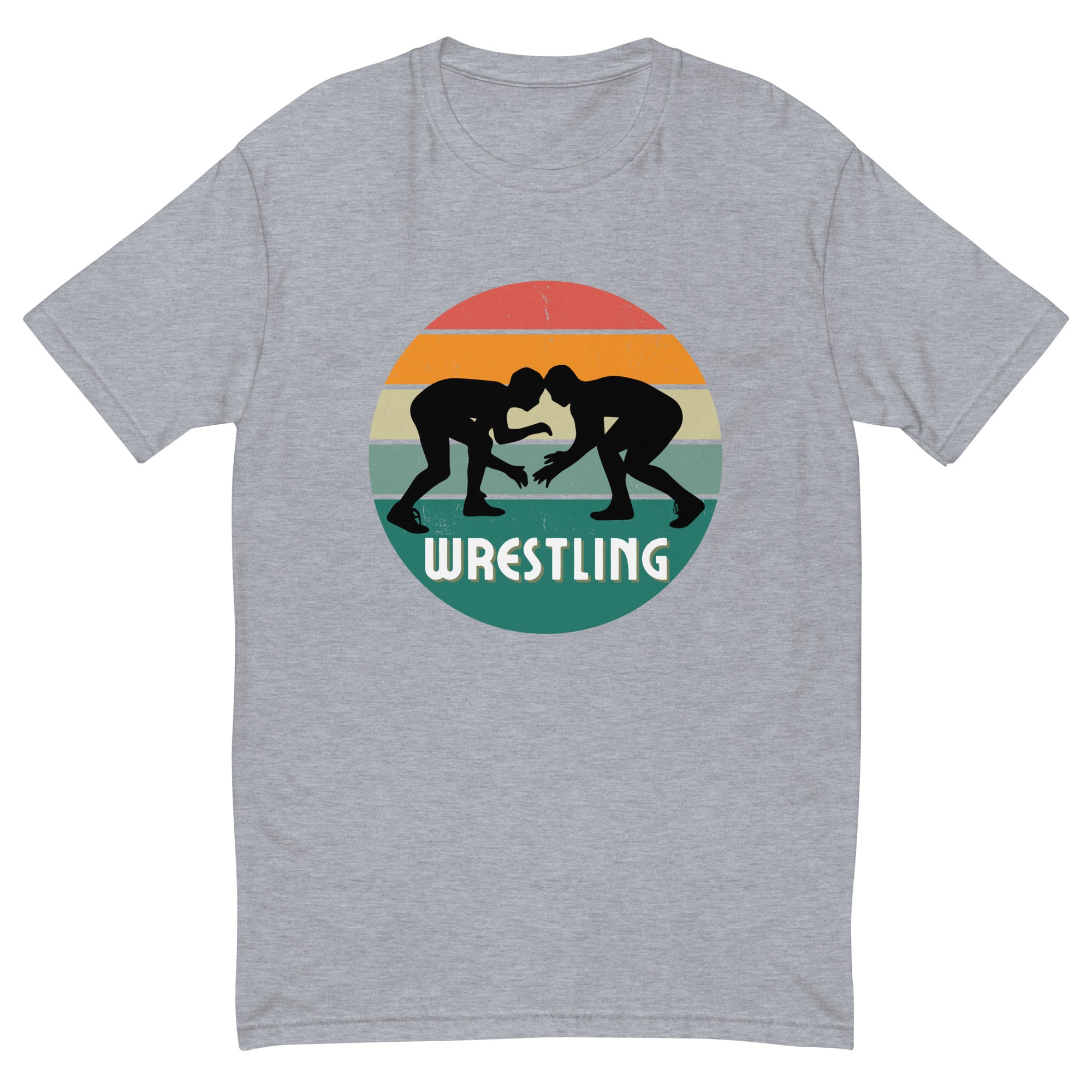 Vintage Retro Wrestling Fitted T-Shirt Iron Fist Wrestling Men's Fitted T-Shirt