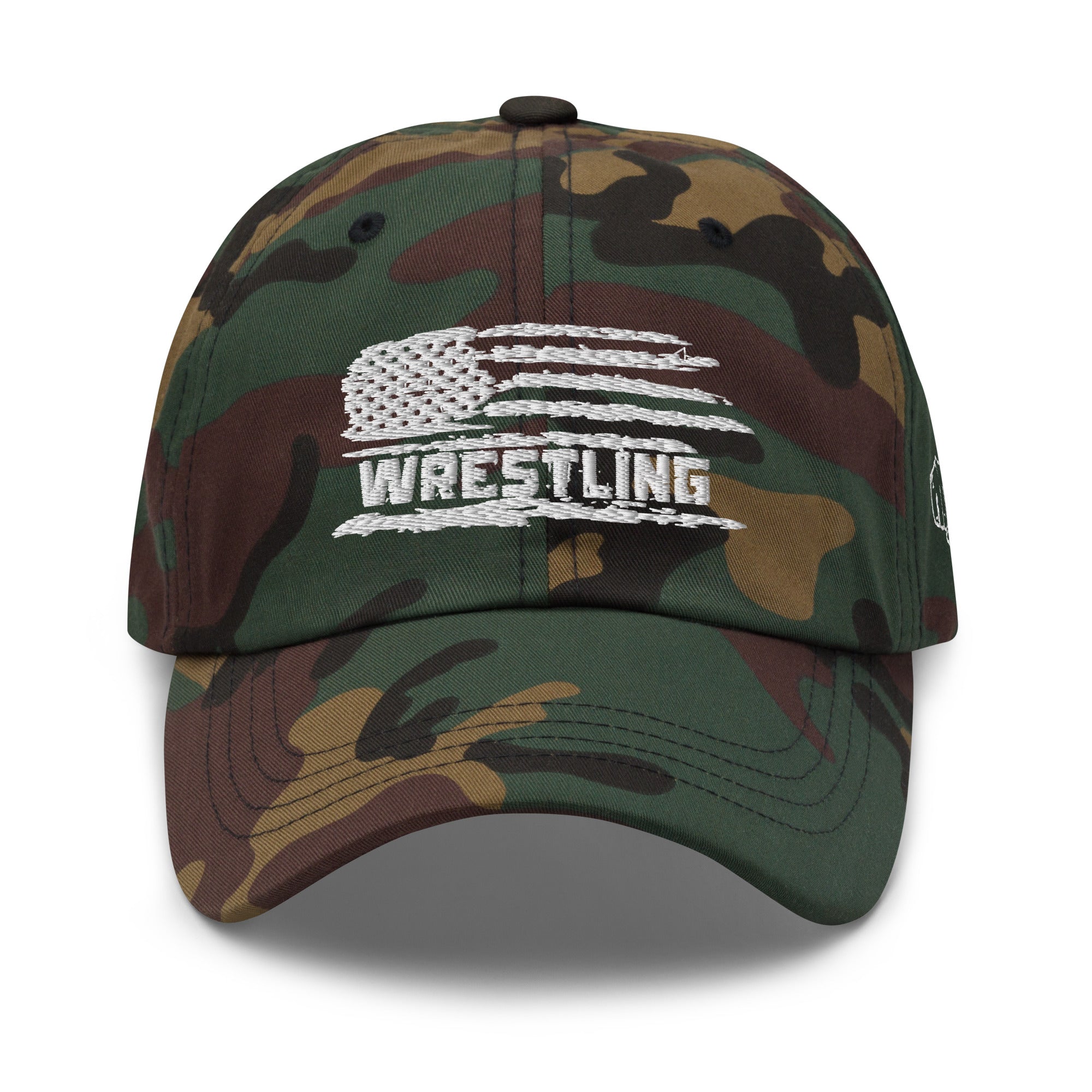 Wrestling Flag Dad Hat Iron Fist Wrestling Classic Dad Hat, Wrestling Hat