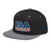 Load image into Gallery viewer, Usa Wrestling Snapback Hat