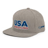 Load image into Gallery viewer, Usa Wrestling Snapback Hat