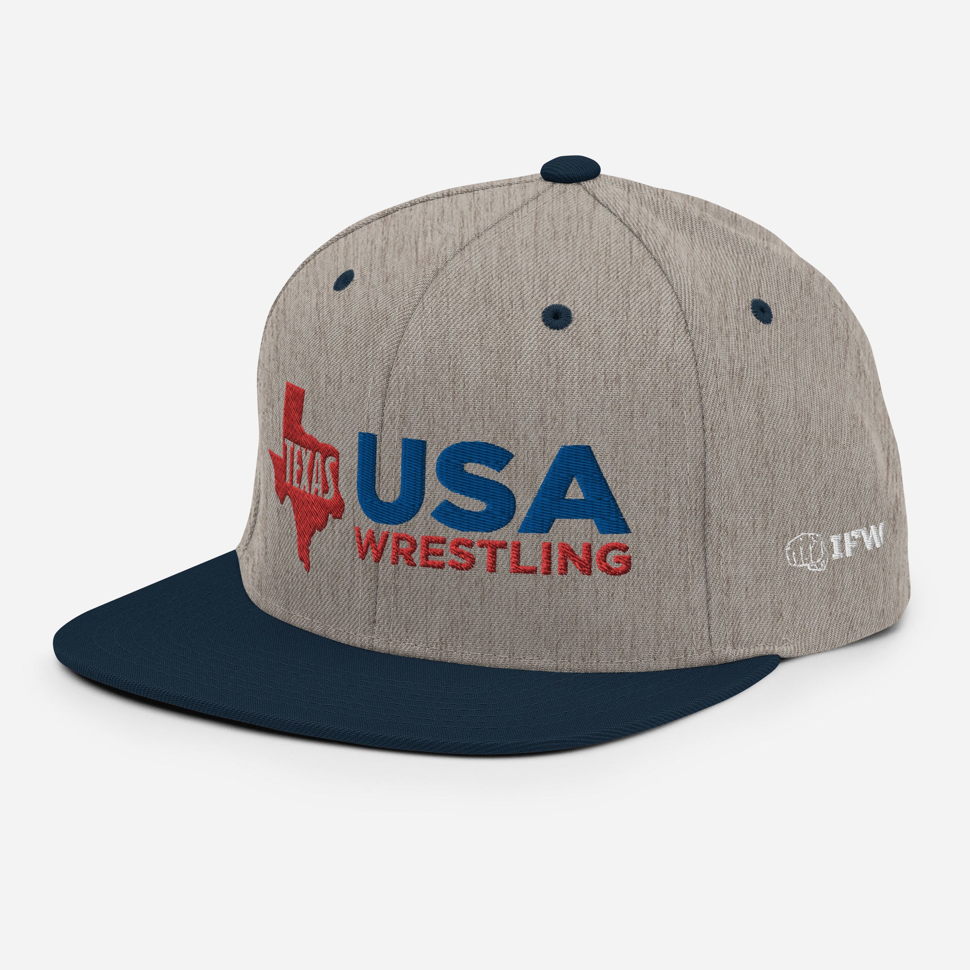 Texas USA Wrestling Snapback Hat