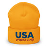 Load image into Gallery viewer, USA Wrestling Cuffed Beanie