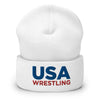 Load image into Gallery viewer, USA Wrestling Cuffed Beanie