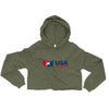 Load image into Gallery viewer, IFW USA Wrestling Crop Hoodie - Iron Fist Wrestling 