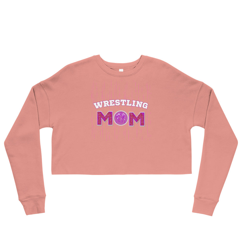 Wrestling Mom Crop Sweatshirt