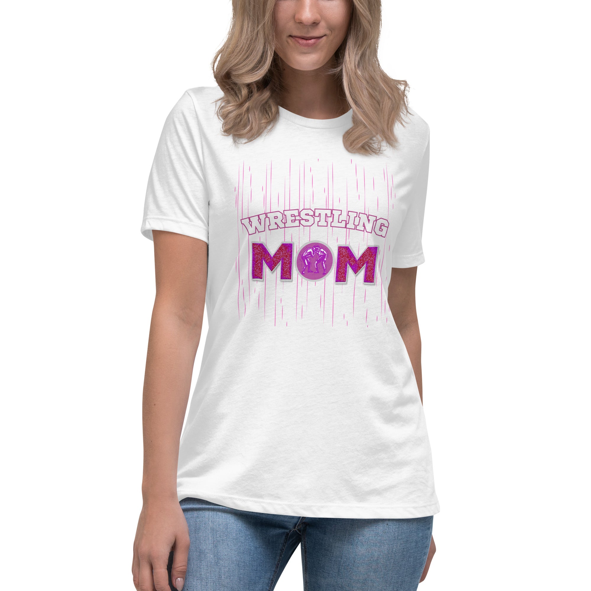 Wrestling Mom Relaxed T-Shirt