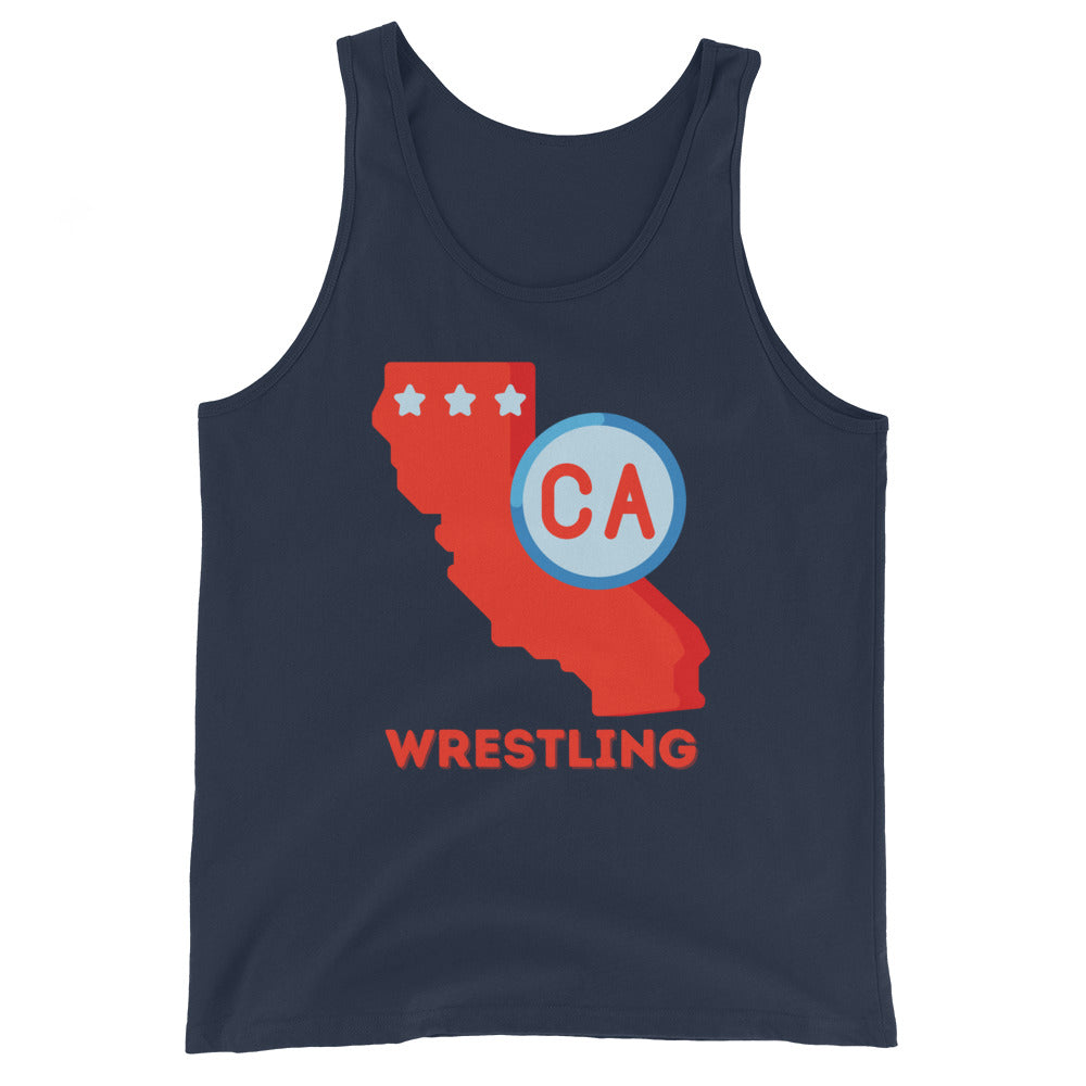California Wrestling Tank Top Iron Fist Wrestling 