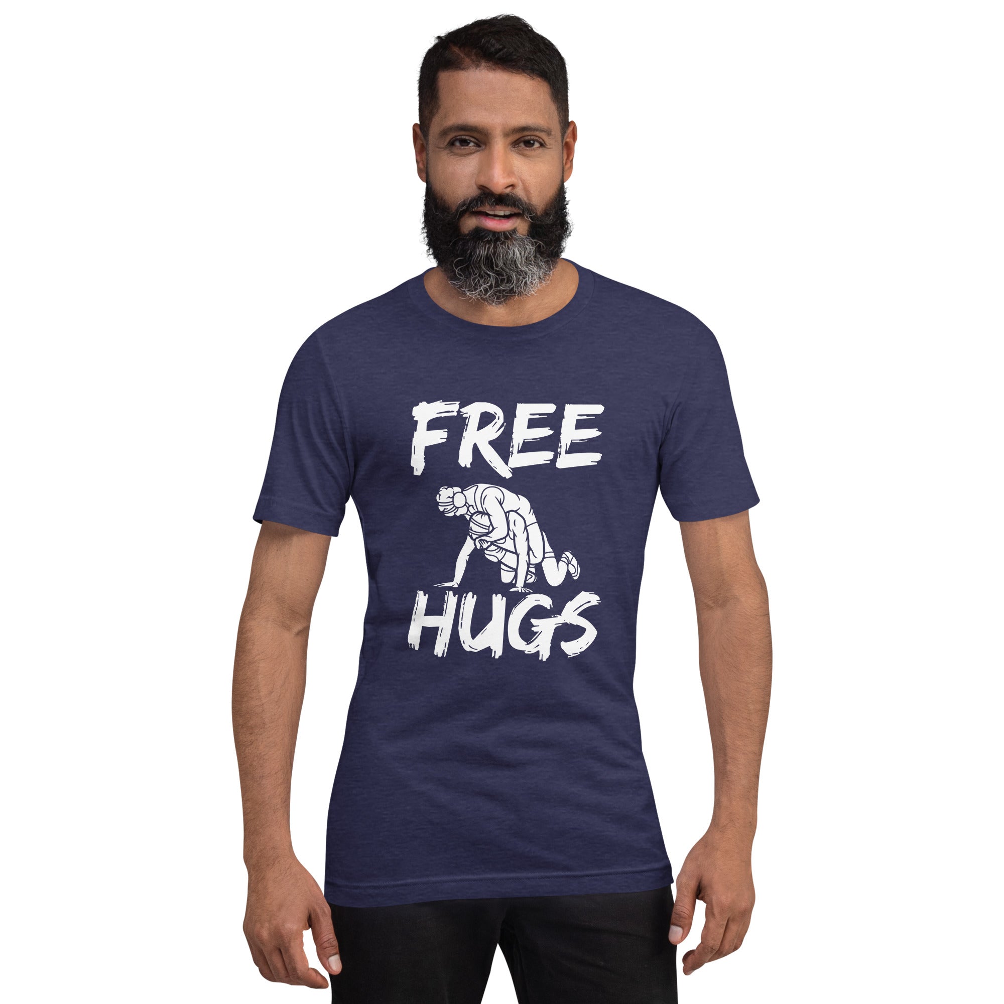 Free Hugs Staple T-Shirt Iron Fist Wrestling Unisex Staple T-Shirt