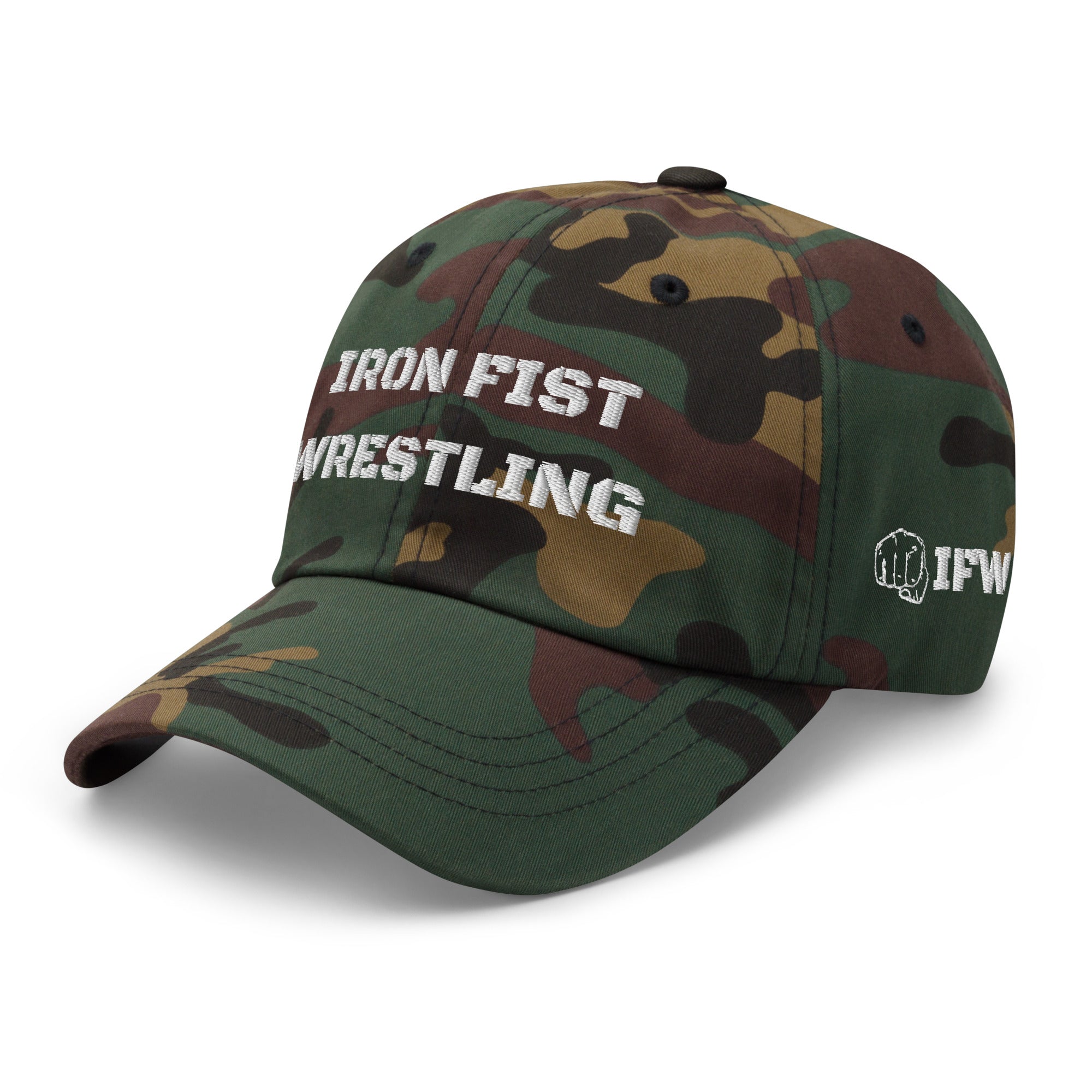 Iron Fist Wrestling Dad Hat Iron Fist Wrestling Classic Dad Hat, Wrestling Dad Hat
