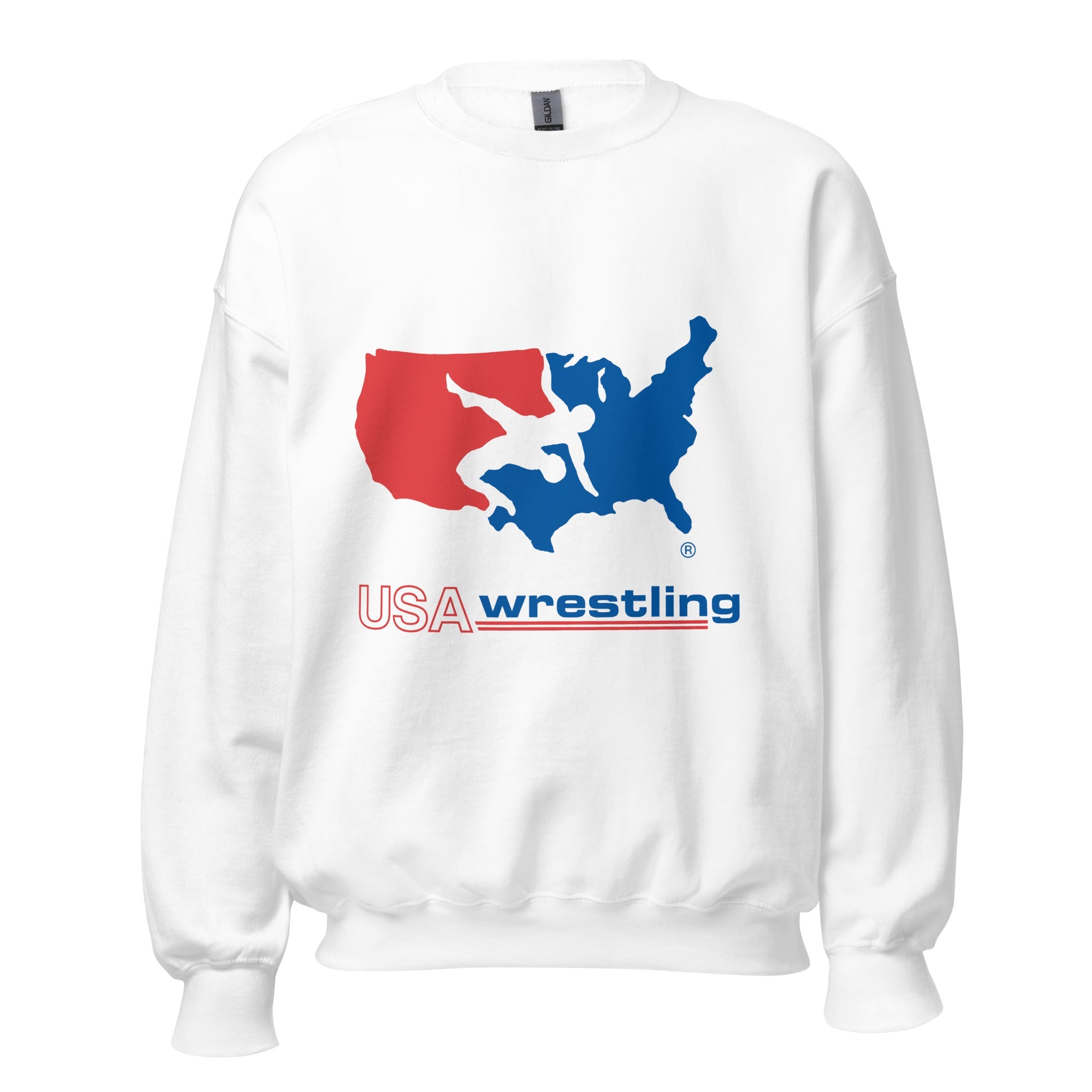 USA Wrestling Crewneck Sweatshirt Iron Fist Wrestling Crewneck Sweatshirt, Unisex Premium Sweatshirt, USA Wrestling