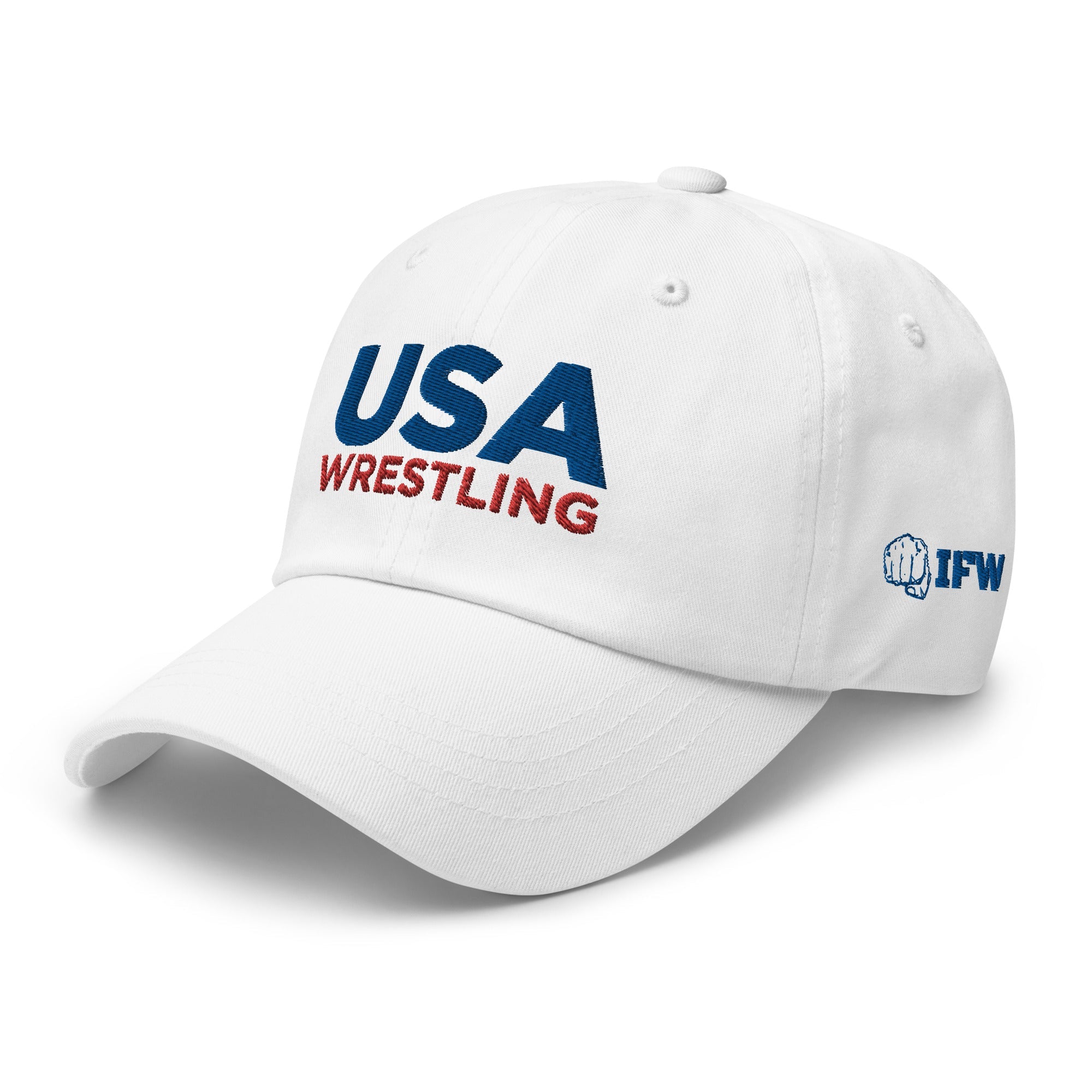 USA Wrestling Dad Hat Iron Fist Wrestling Classic Dad Hat, USA Wrestling, Wrestling Hat