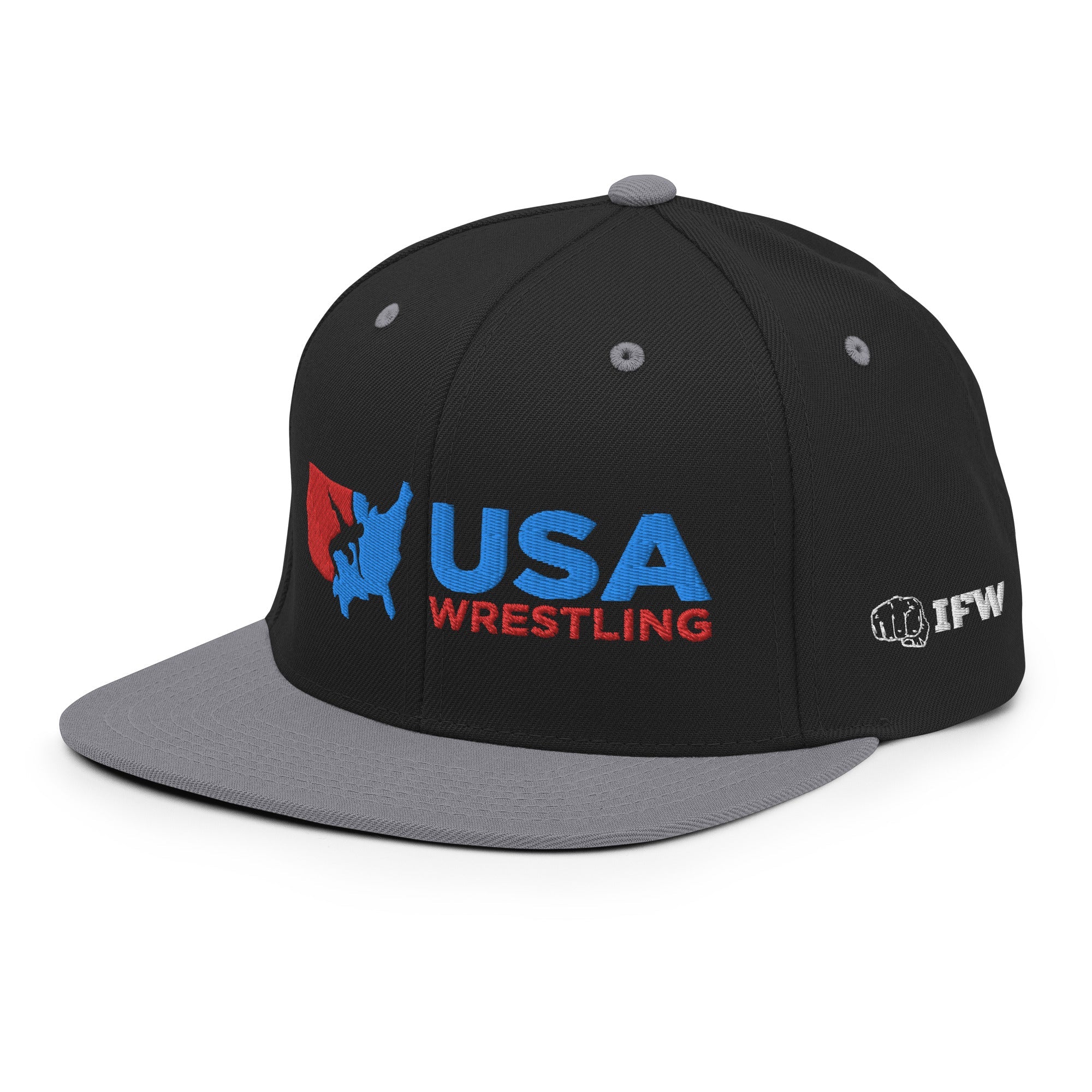 USA Wrestling Snapback Hat Iron Fist Wrestling Classic Snapback, USA Wrestling