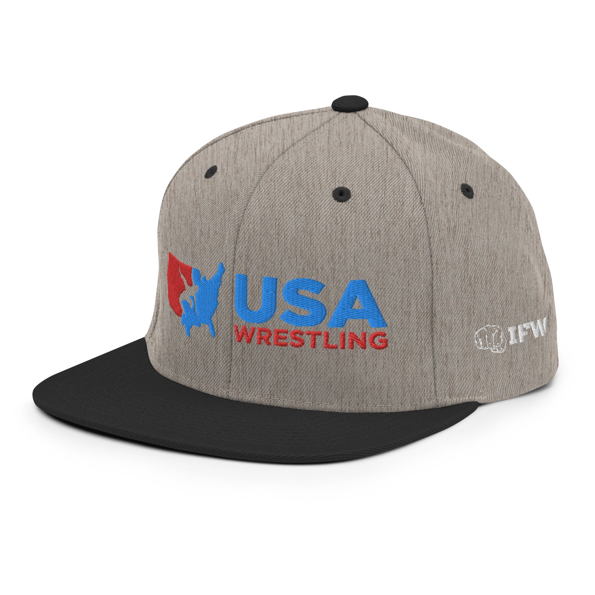 USA Wrestling Snapback Hat Iron Fist Wrestling Classic Snapback, USA Wrestling