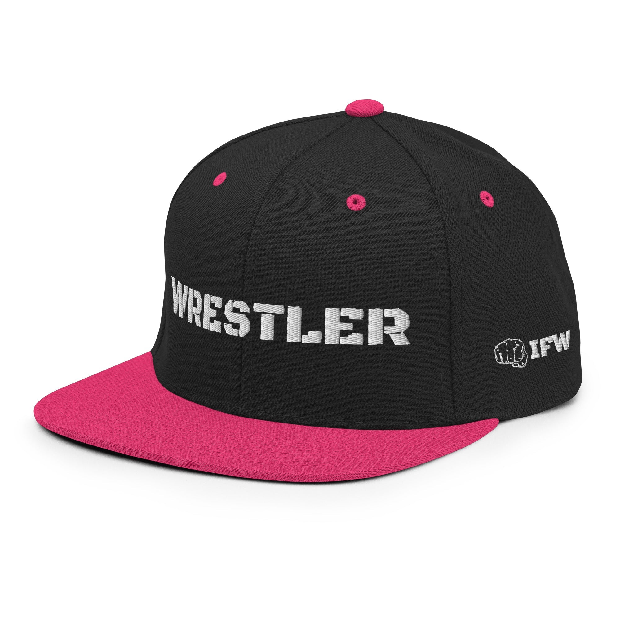 Wrestler Snapback Hat Iron Fist Wrestling Classic Snapback